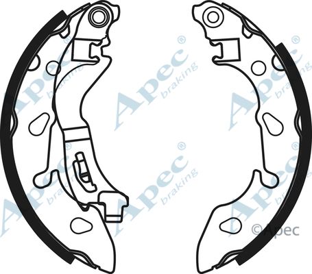 APEC BRAKING Piduriklotside komplekt SHU807